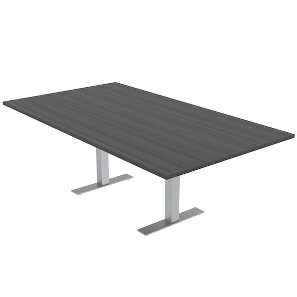 47.25 in W, 84 in L, 29 in H, Engineered Wood Top, Grey